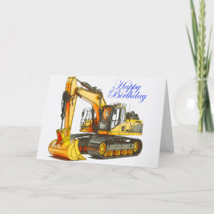 Crawler Excavator Card