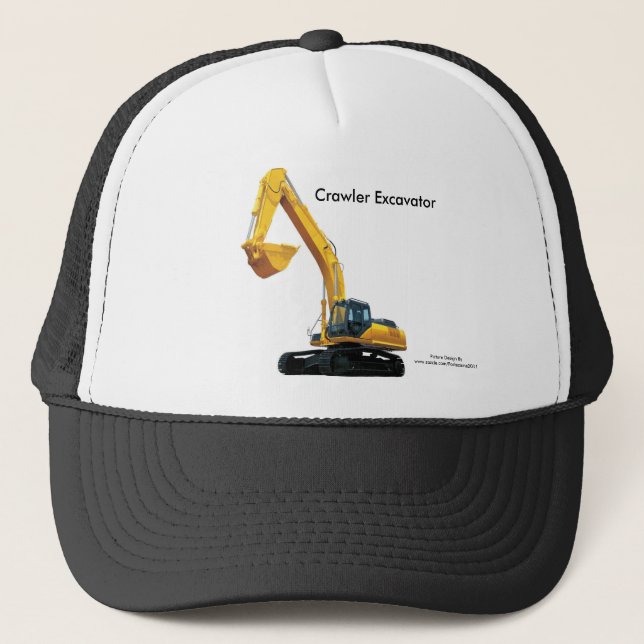 Crawler Excavator image for Trucker-Hat Trucker Hat (Front)