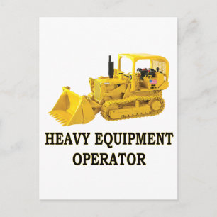 CRAWLER LOADER POSTCARD