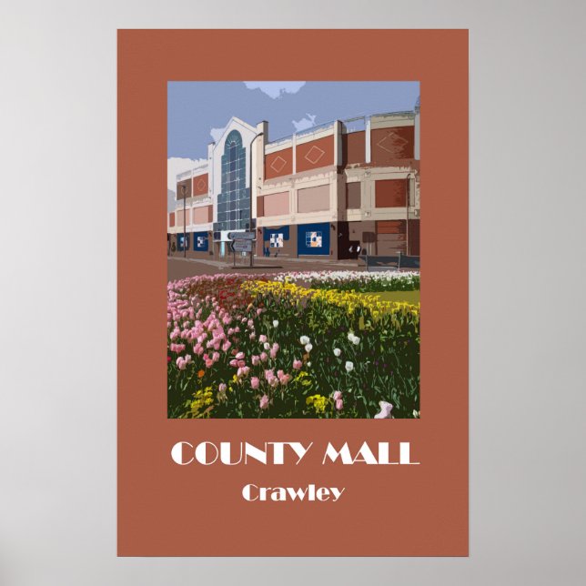 Crawley 1920s' retro-style poster (Front)