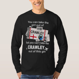 Crawley Boarding Pass Crawley Girl Crawley T-Shirt