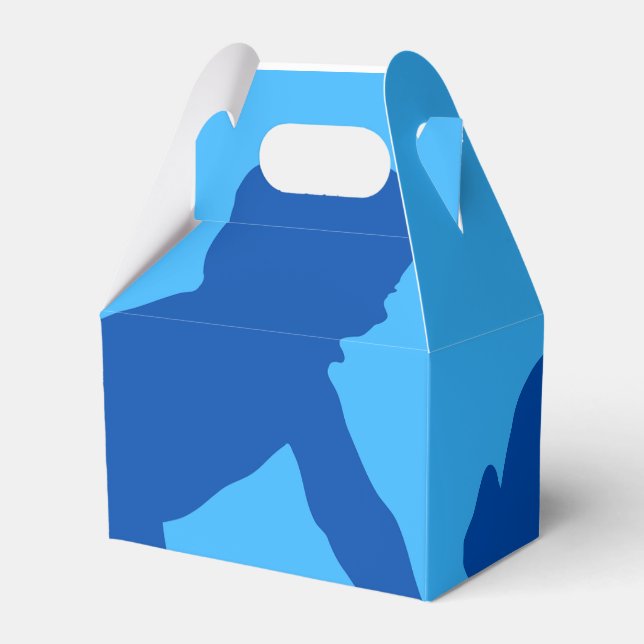 Crawling baby Baby Shower Favour Box (Front Side)