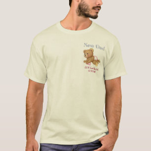 Crawling Teddy - New Dad of Girl - Customise T-Shirt