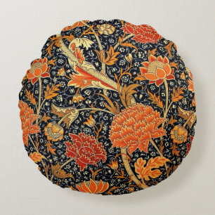 Cray, a beautiful William Morris vintage design Round Cushion