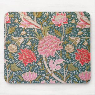 Cray - Art nouveau floral print by William Morris Mouse Mat