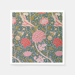Cray - Art nouveau floral print by William Morris Napkin