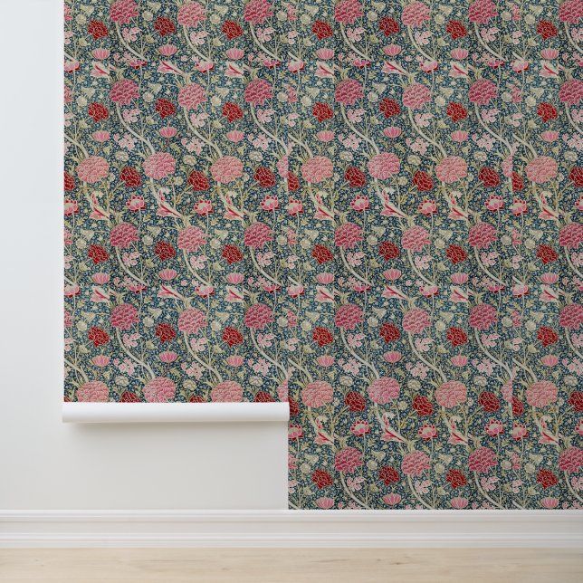 Cray Botanical Pattern Morris William  Floral Wallpaper (Application)