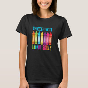 Cray Colours Child Art - Crayon T-Shirt