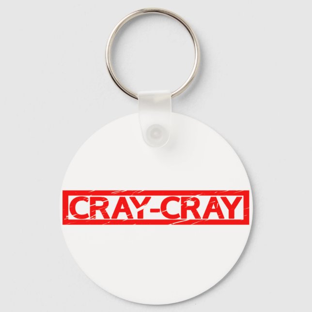 Cray-Cray Stamp Key Ring (Front)