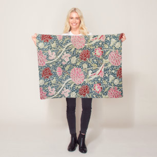 Cray Pattern (by William Morris) Fleece Blanket