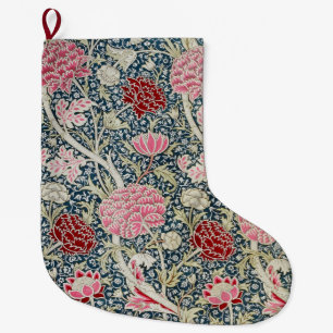 Cray Pattern (by William Morris) Large Christmas Stocking
