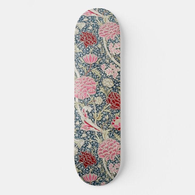 Cray Pattern (by William Morris) Skateboard (Front)