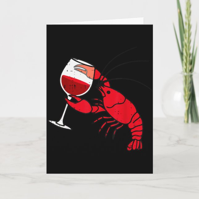 Crayfish Boil Party Funny Crawfish Lobster Seafood Card (Front)