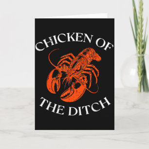 Crayfish Chicken Of The Ditch Crawfish Cajun Men W Card