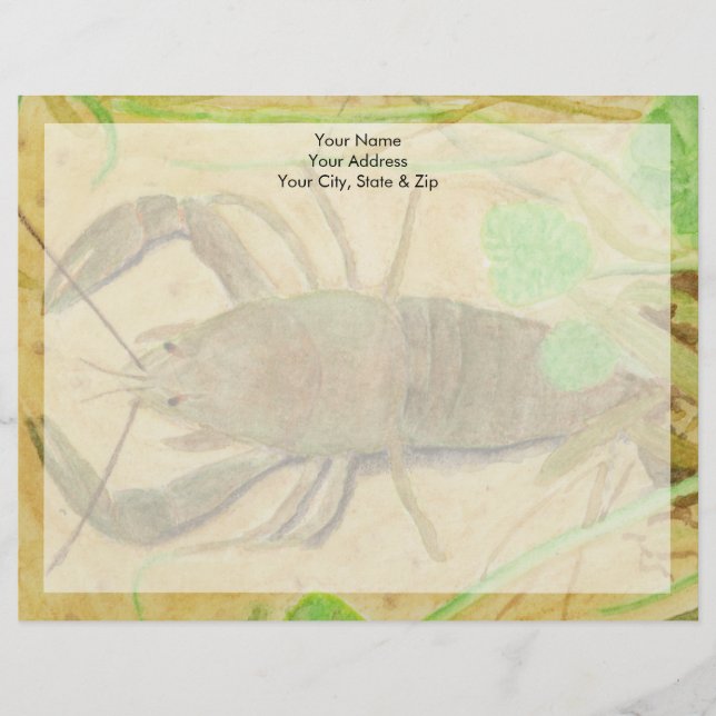 Crayfish Custom Letterhead (Front)