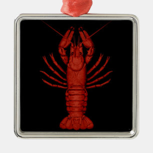 Crayfish Metal Tree Decoration