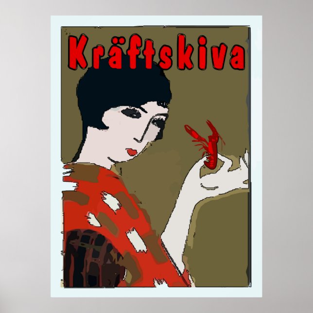 Crayfish Party, kräftskiva Poster (Front)