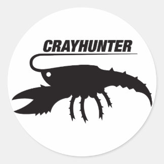 Crayhunter Classic Round Sticker