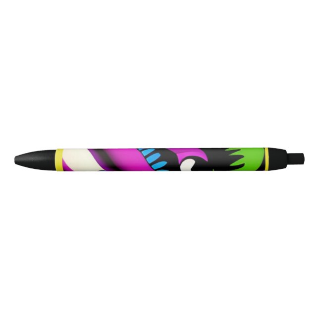 craying for you pshycodelic  black ink pen (Front)
