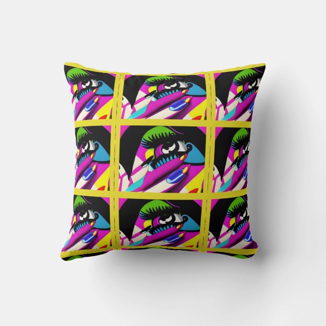 craying for you pshycodelic editable cushion (Back)