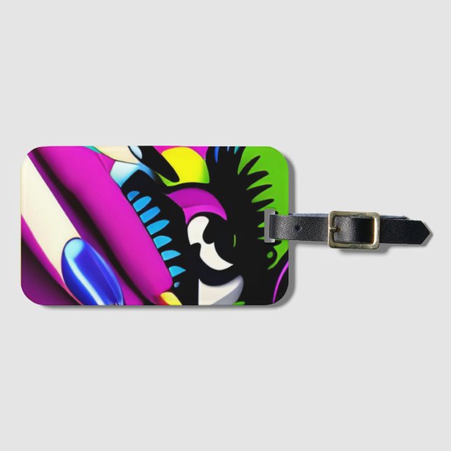 craying for you pshycodelic  luggage tag (Front Horizontal)