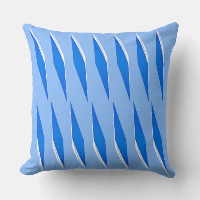 Crayola-Blue Pattern Cushion (Front)