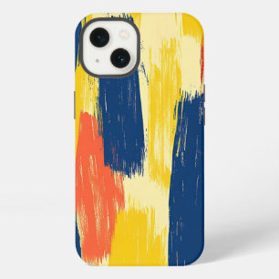 Crayon and Butterfly Brush Strokes iPhone 13 Case