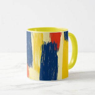 Crayon and Butterfly Flowers Mug