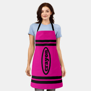 Crayon Apron Family & Group Costumes - Fuchsia