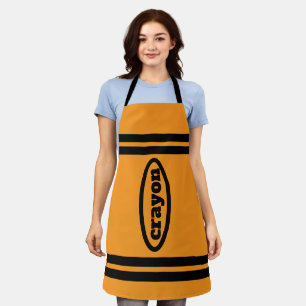 Crayon Apron Family & Group Costumes - Orange