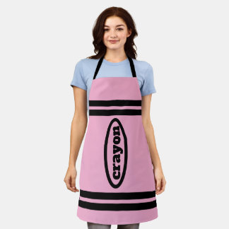 Crayon Apron Family & Group Costumes - Pink