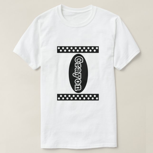 Crayon Box Halloween Costume Pick Any Colour - Cou T-Shirt (Design Front)