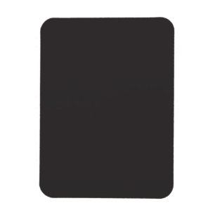 Crayon Colour Black Flexible Photo Magnet