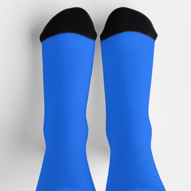 Crayon Colour Blue Crew Socks (Top)