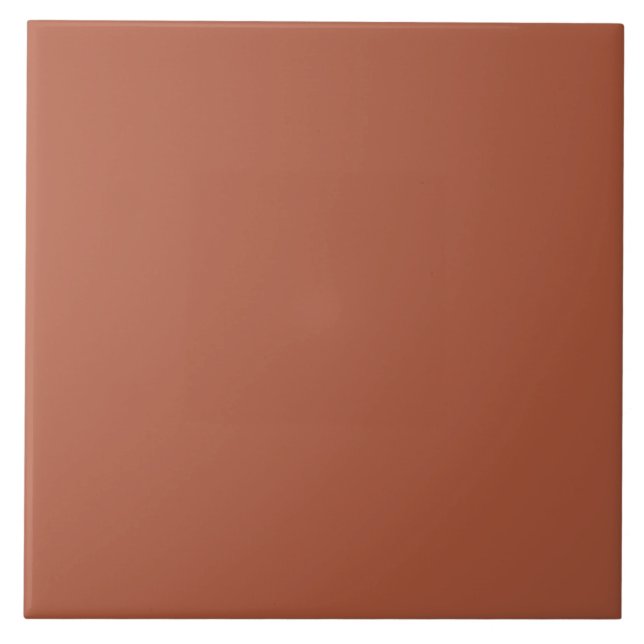 Crayon Colour Brown Ceramic Tile (Front)