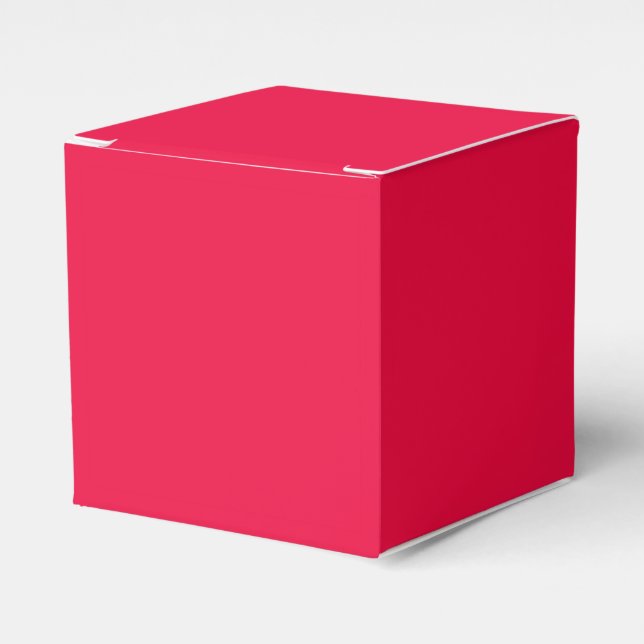 Crayon Colour Red Favour Box (Front Side)