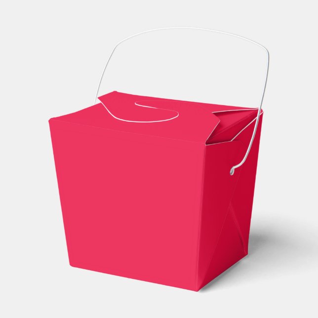 Crayon Colour Red Take-Out Box (Front Side)