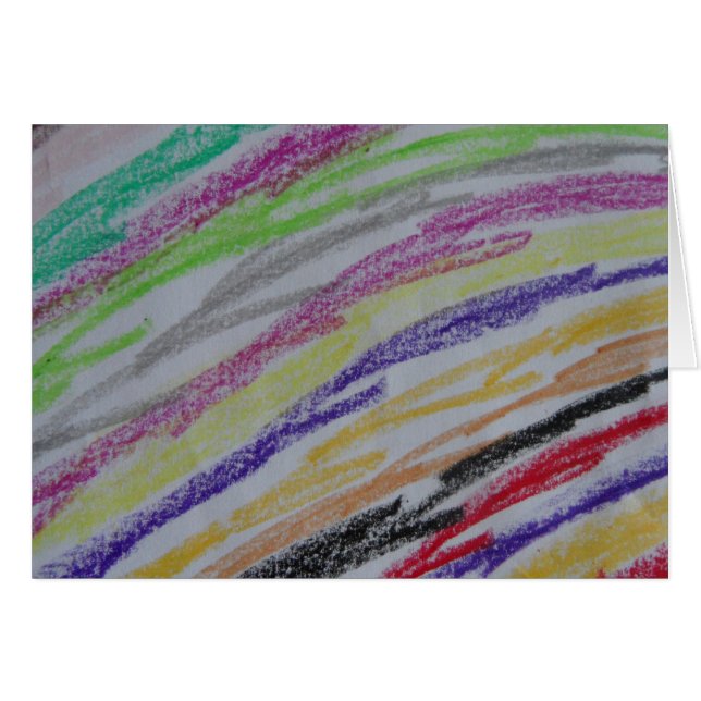 Crayon Drawing Lines (Front Horizontal)