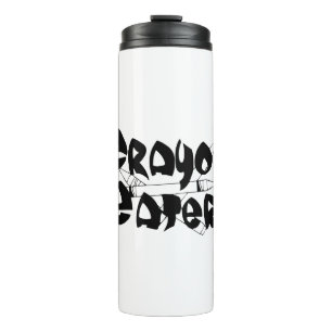 Crayon Eater #USAPatriotGraphics ©WhiteTigerLLC. Thermal Tumbler
