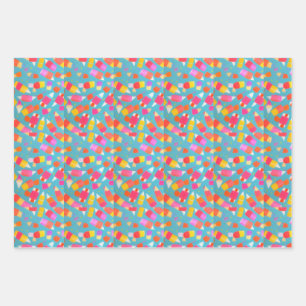 Crayon Explosion  Wrapping Paper Sheet
