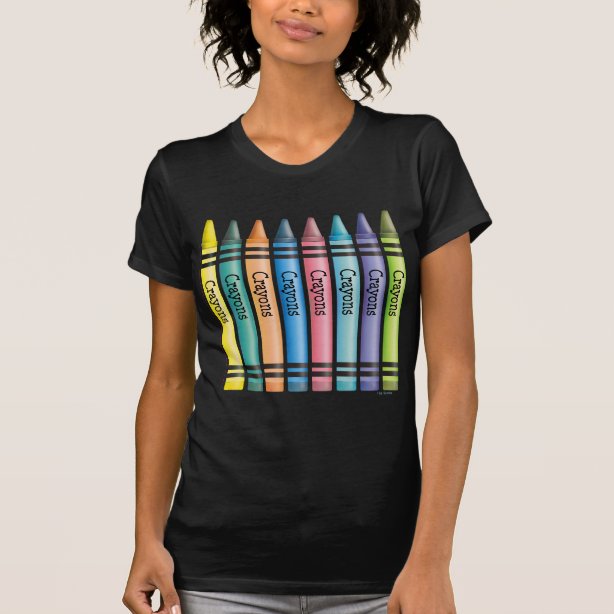 Crayon TShirts & Shirt Designs Zazzle UK