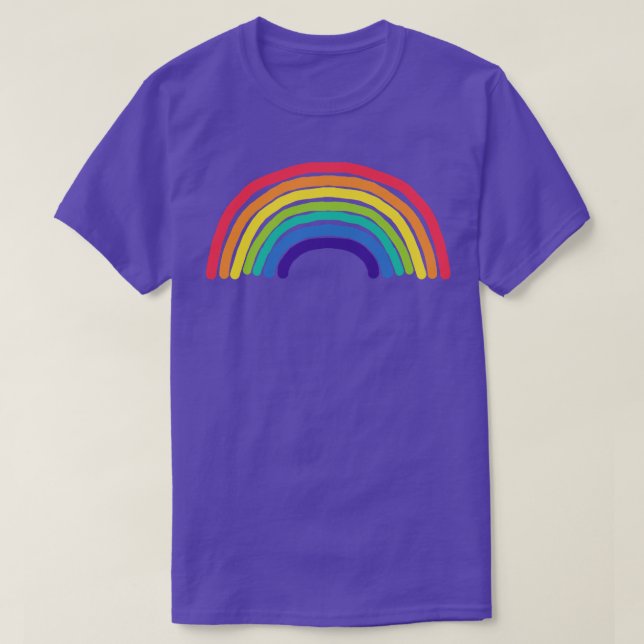 Crayon Rainbow T-Shirt (Design Front)