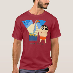 Crayon Shin-chan FUN FUN STUDY A to Z Y one T-Shirt