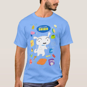Crayon Shin-chan happyShiro Dress up Shiro T-Shirt