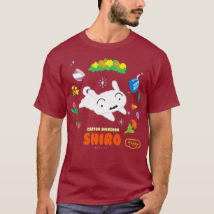 Crayon Shin-chan happyShiro Flower ring Premium T-Shirt