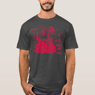 Crayon Shin-chan Himawari and flamenco T-Shirt