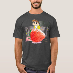 Crayon Shin-chan Himawari and strawberries T-Shirt