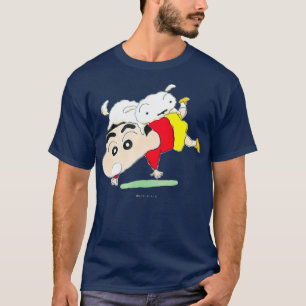 Crayon Shin-chan Oops Shin-chan  Shiro T-Shirt