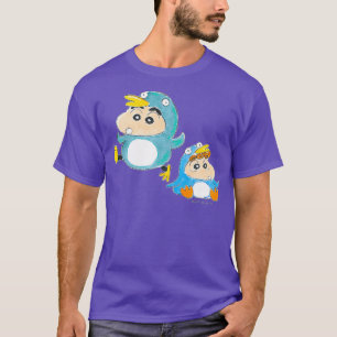 Crayon Shin-chan Penguins Shin-chan  Himawari T-Shirt