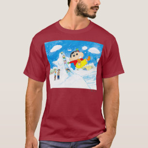 Crayon Shin-chan playground of snow Premium T-Shirt